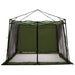 Camping Tent Set 2 st 6-persoons Groen Taffeta en Stof