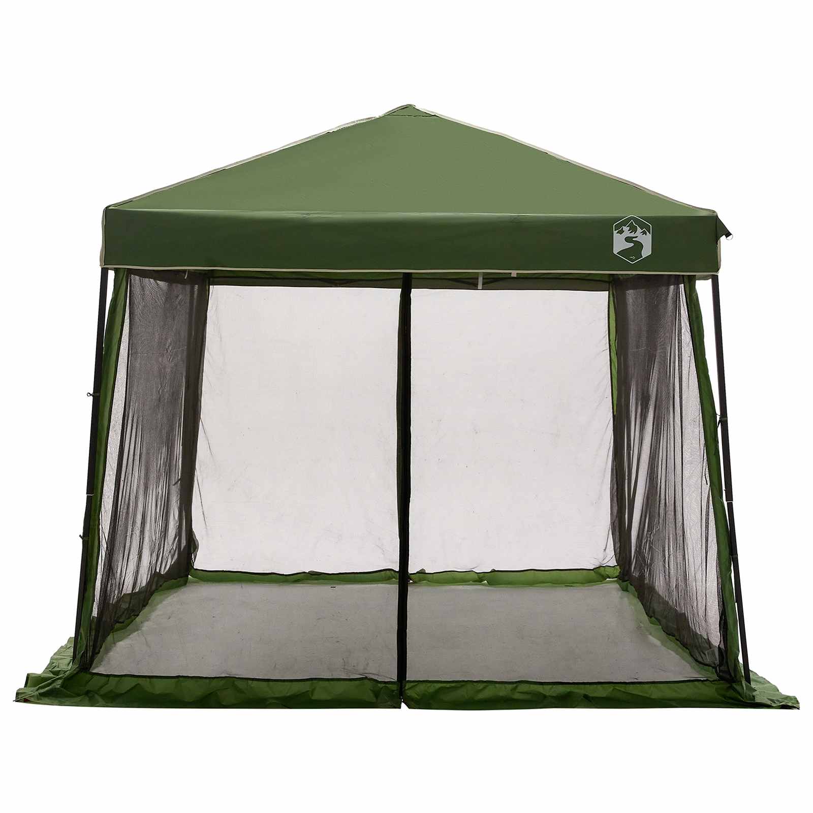 Camping Tent Set 2 st 6-persoons Groen Taffeta en Stof