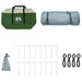 Camping Tent Set 2 st 6-persoons Groen Taffeta en Stof
