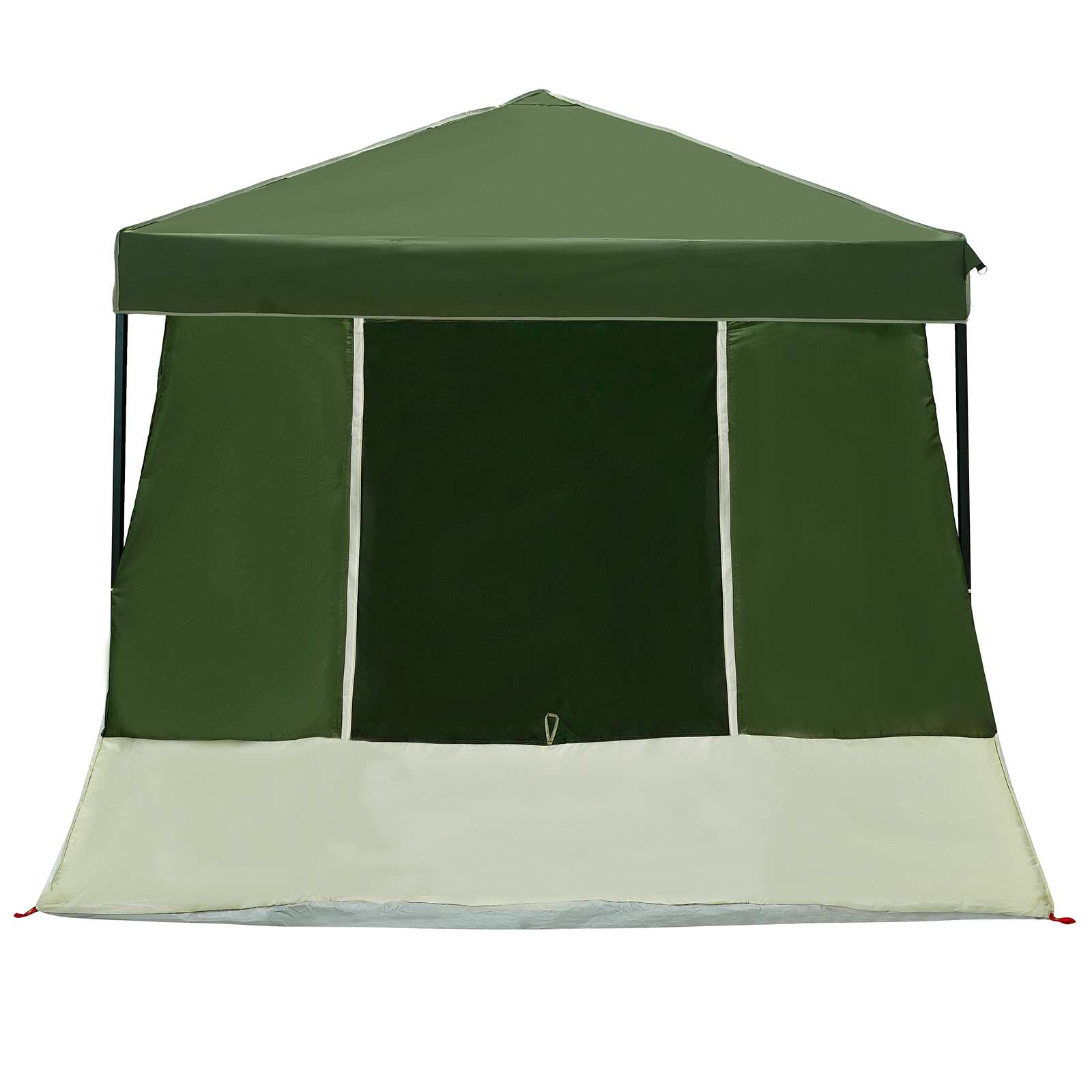 Camping Tent Set 2 st 6-persoons Groen Taffeta en Stof