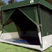 Camping Tent Set 2 st 5-persoons Groen Taffeta en Stof