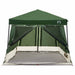 Camping Tent Set 2 st 5-persoons Groen Taffeta en Stof