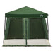 Camping Tent Set 2 st 5-persoons Groen Taffeta en Stof