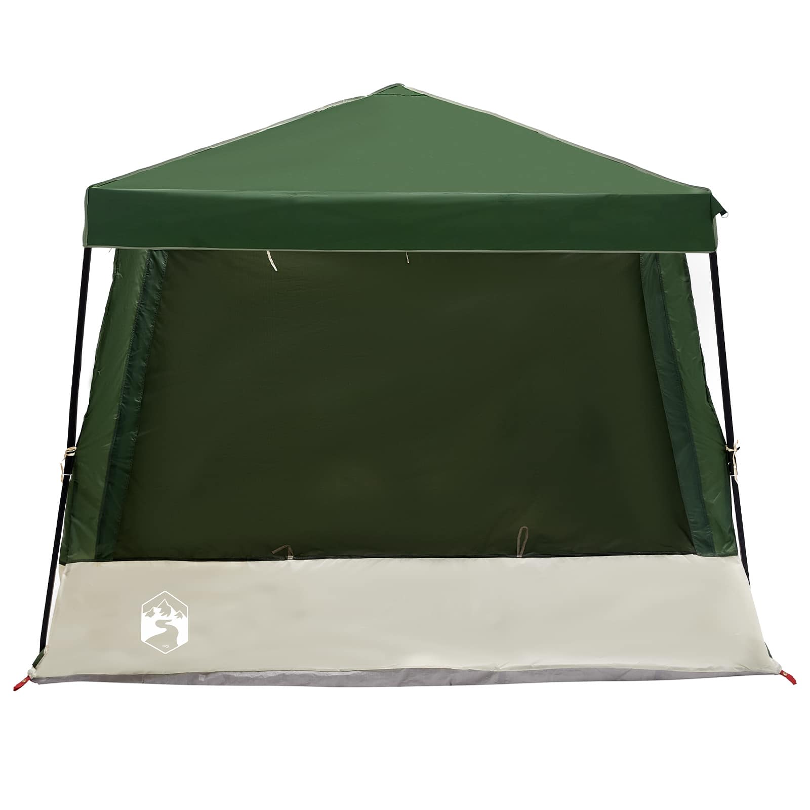 Camping Tent Set 2 st 5-persoons Groen Taffeta en Stof