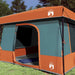 Camping Tent Set 2 st 6-persoons Grijs en Oranje