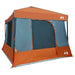 Camping Tent Set 2 st 6-persoons Grijs en Oranje