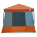Camping Tent Set 2 st 6-persoons Grijs en Oranje