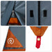 Camping Tent Set 2 st 5-persoons Grijs en Oranje