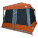 Camping Tent Set 2 st 5-persoons Grijs en Oranje