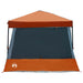 Camping Tent Set 2 st 5-persoons Grijs en Oranje