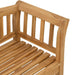Bank Bruin 120 x 53,5 x 85 cm Massief teakhout