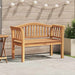 Bank Bruin 120 x 53,5 x 85 cm Massief teakhout