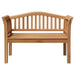 Bank Bruin 120 x 53,5 x 85 cm Massief teakhout