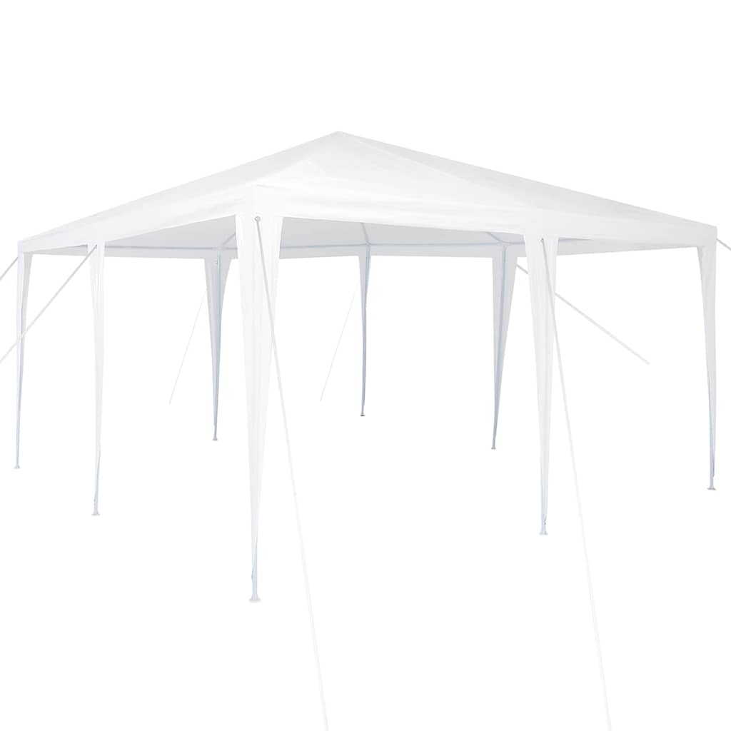 Partytent Wit 400 x 400 x 266 cm Polyethyleen en Staal
