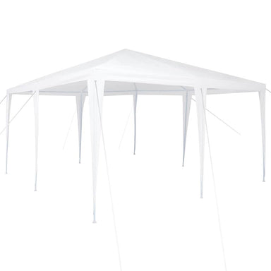 Partytent Wit 400 x 400 x 266 cm Polyethyleen en Staal