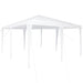 Partytent Wit 400 x 400 x 266 cm Polyethyleen en Staal