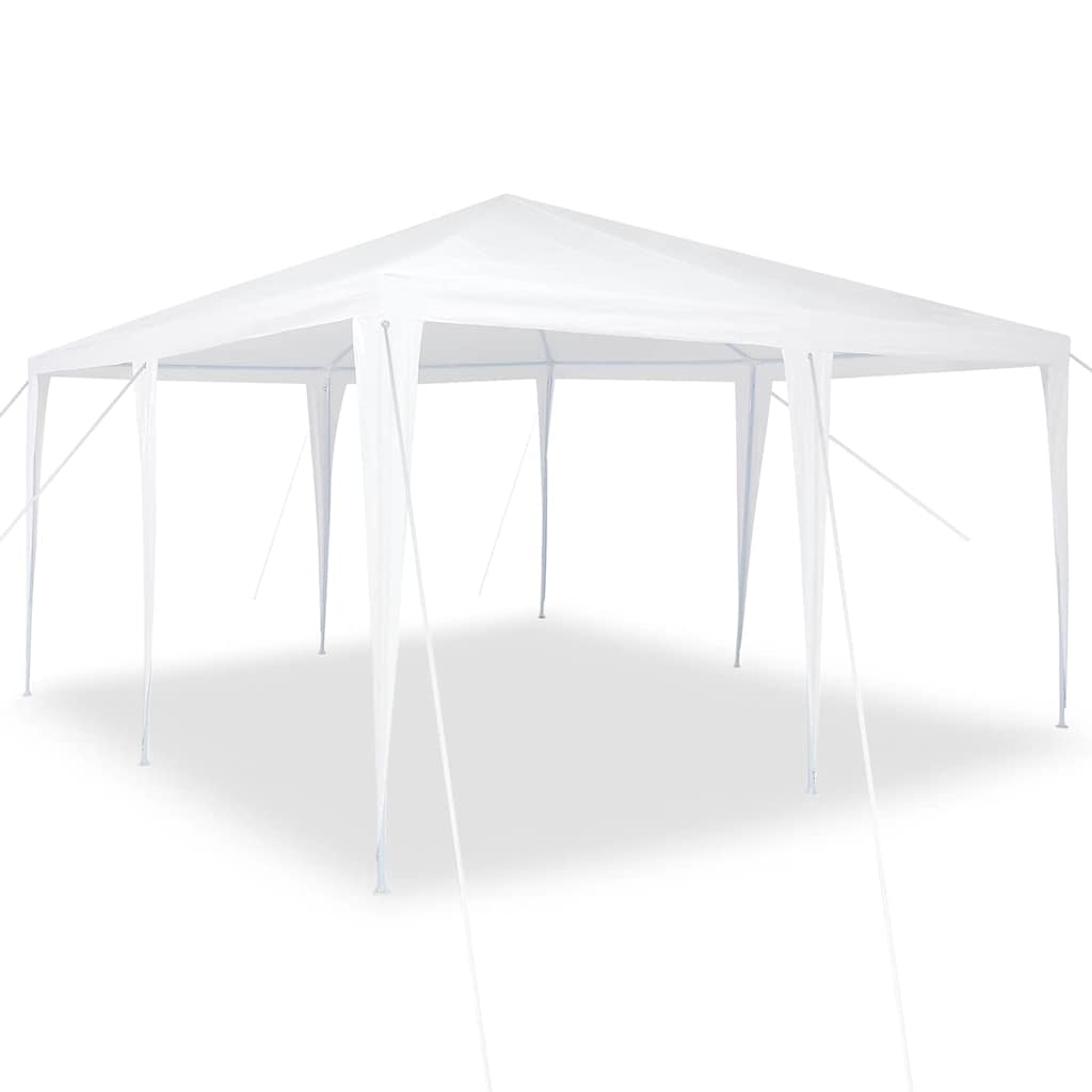 Partytent Wit 400 x 400 x 266 cm Polyethyleen en Staal