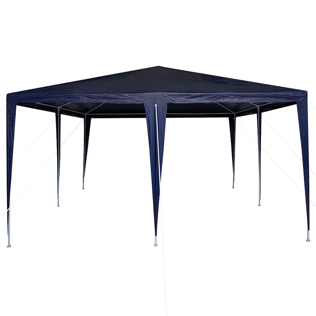 Partytent Blauw 400 x 400 x 266 cm Polyethyleen en Staal