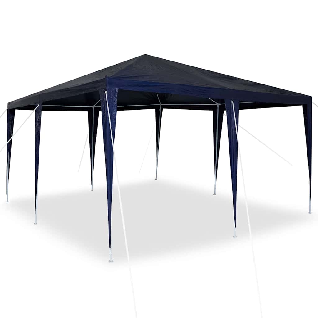 Partytent Blauw 400 x 400 x 266 cm Polyethyleen en Staal
