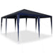 Partytent Blauw 400 x 400 x 266 cm Polyethyleen en Staal