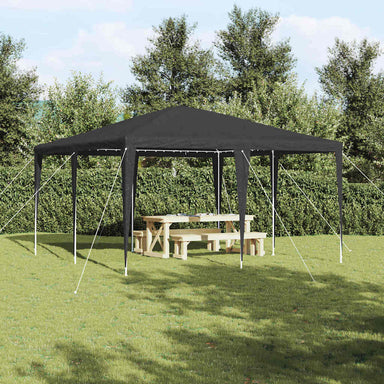 Partytent Antraciet 400 x 400 x 266 cm Polyethyleen en Staal