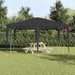 Partytent Antraciet 400 x 400 x 266 cm Polyethyleen en Staal