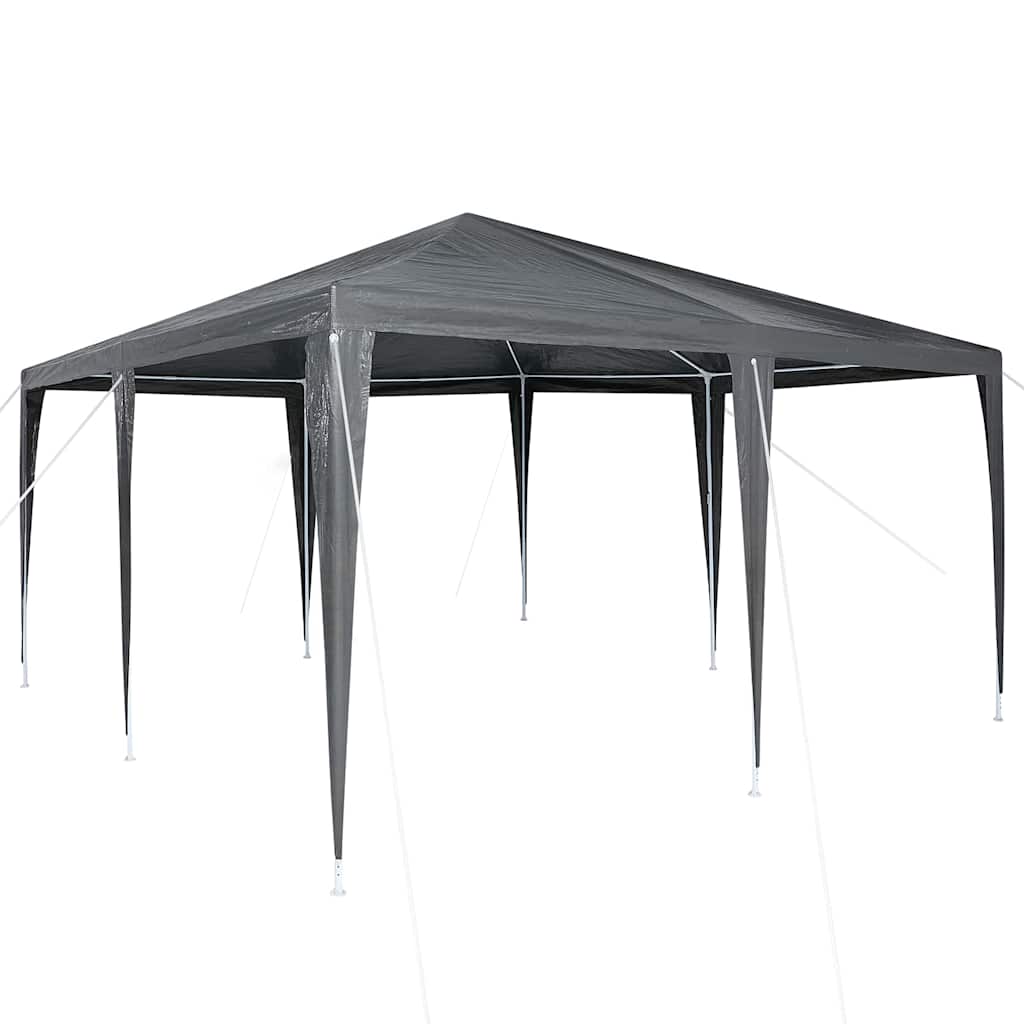 Partytent Antraciet 400 x 400 x 266 cm Polyethyleen en Staal