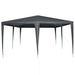 Partytent Antraciet 400 x 400 x 266 cm Polyethyleen en Staal
