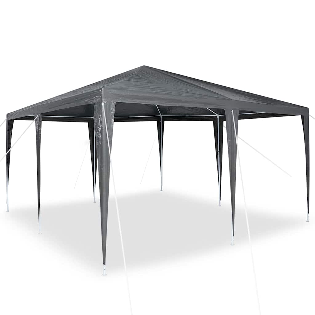 Partytent Antraciet 400 x 400 x 266 cm Polyethyleen en Staal