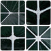 Partytent Groen 400 x 400 x 266 cm Polyethyleen en Staal
