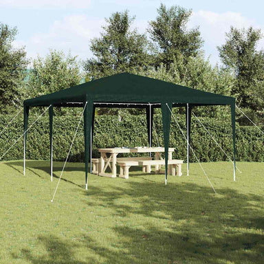 Partytent Groen 400 x 400 x 266 cm Polyethyleen en Staal
