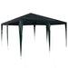 Partytent Groen 400 x 400 x 266 cm Polyethyleen en Staal