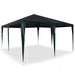 Partytent Groen 400 x 400 x 266 cm Polyethyleen en Staal