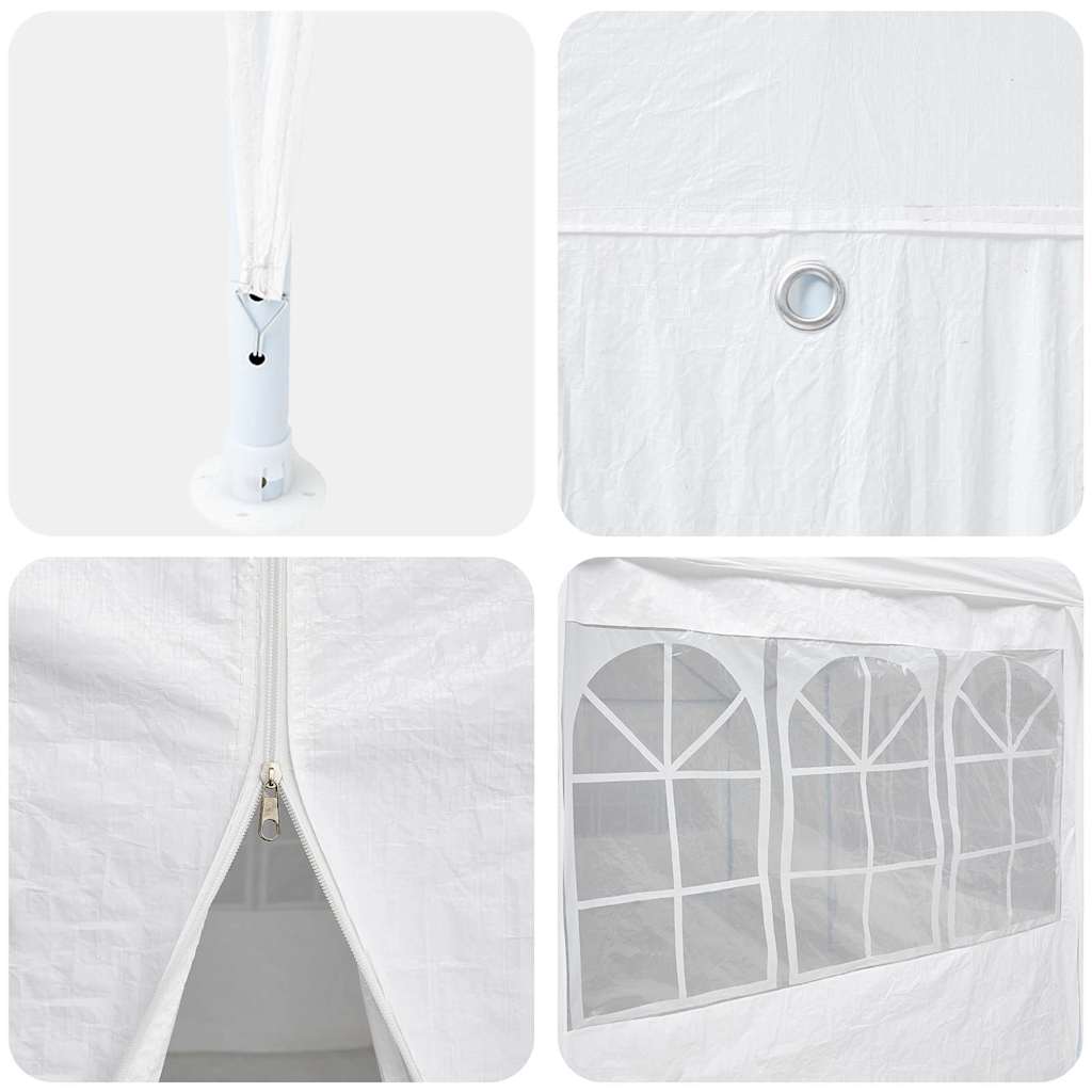 Partytent Wit 400 x 400 x 266 cm Polyetheen