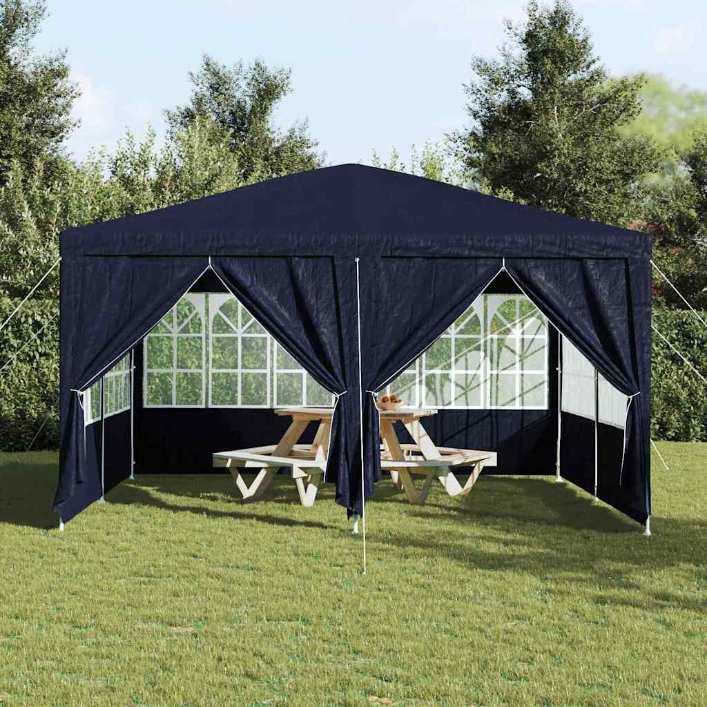 Partytent Blauw 400 x 400 x 266 cm Polyetheen