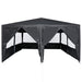 Partytent Antraciet 400 x 400 x 266 cm Polyetheen
