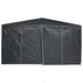 Partytent Antraciet 400 x 400 x 266 cm Polyetheen