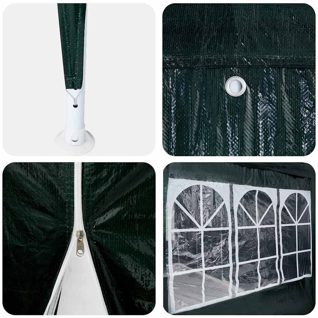 Partytent Groen 400 x 400 x 266 cm Polyetheen