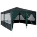 Partytent Groen 400 x 400 x 266 cm Polyetheen