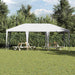 Partytent Wit 600 x 400 x 266 cm Polyethyleen en Staal
