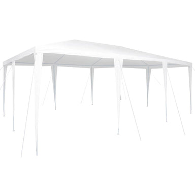 Partytent Wit 600 x 400 x 266 cm Polyethyleen en Staal