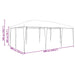 Partytent Wit 600 x 400 x 266 cm Polyethyleen en Staal