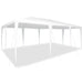 Partytent Wit 600 x 400 x 266 cm Polyethyleen en Staal