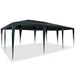 Partytent Groen 600 x 400 x 266 cm Polyethyleen en Staal