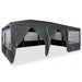 Partytent Antraciet 600 x 400 x 266 cm Polyetheen
