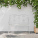Tuinbank Antiek wit 104 x 54 x 93 cm Staal