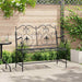 Tuinbank Zwart 104 x 54 x 93 cm Staal