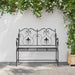 Tuinbank Zwart 104 x 54 x 93 cm Staal