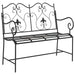 Tuinbank Zwart 104 x 54 x 93 cm Staal
