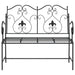 Tuinbank Zwart 104 x 54 x 93 cm Staal